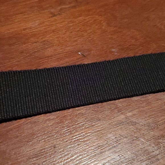 Torino European Ribbed Surcingle Black Belt 44 - Picture 9 of 9